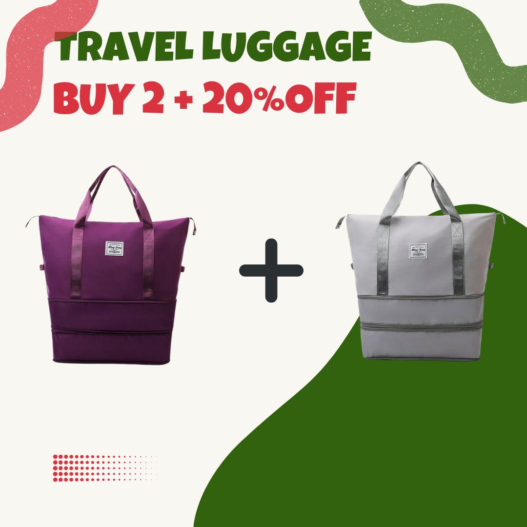 2025 New Large Capacity Travel Bag - Universal Wheel Removable
