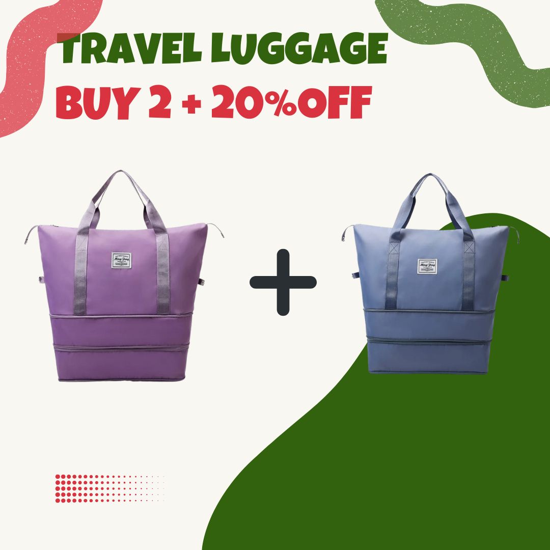 2025 New Large Capacity Travel Bag - Universal Wheel Removable