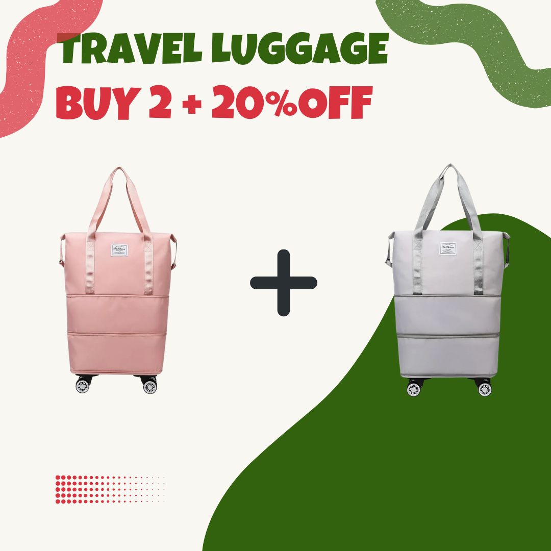 2025 New Large Capacity Travel Bag - Universal Wheel Removable