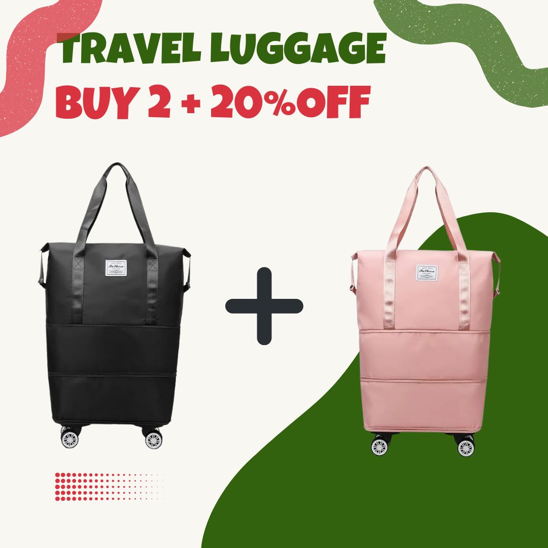 2025 New Large Capacity Travel Bag - Universal Wheel Removable