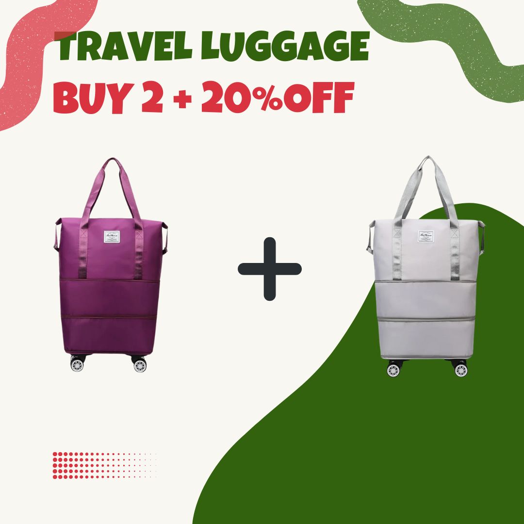 2025 New Large Capacity Travel Bag - Universal Wheel Removable