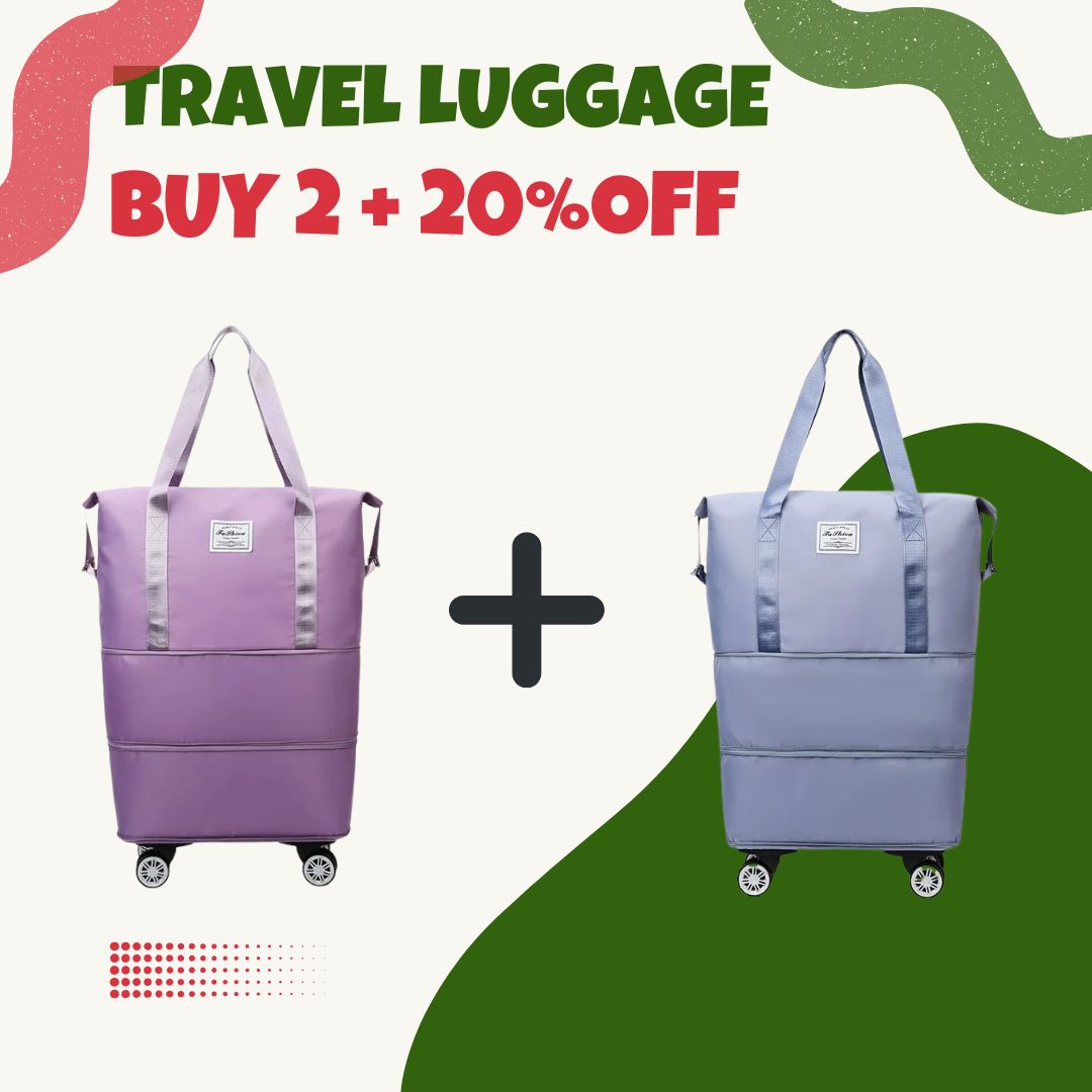 2025 New Large Capacity Travel Bag - Universal Wheel Removable