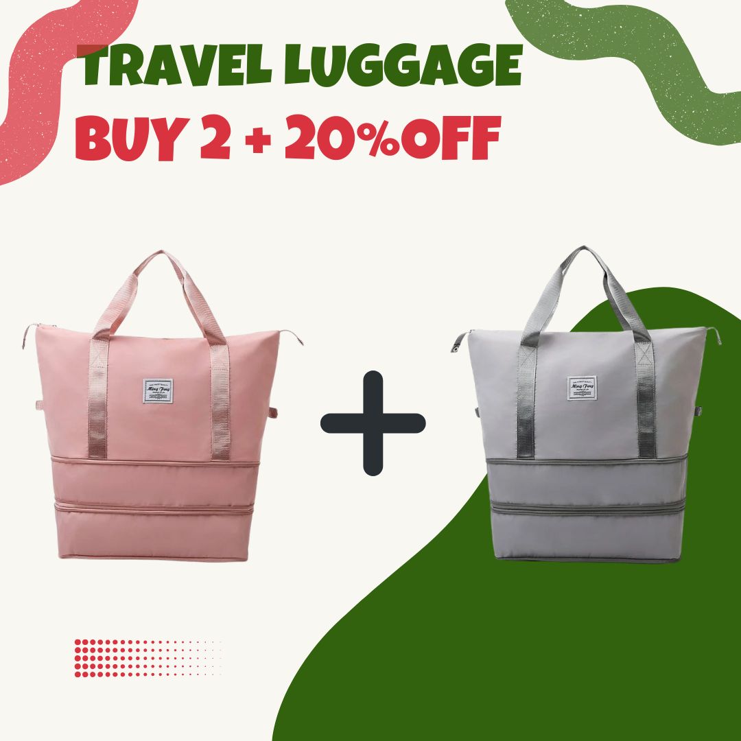 2025 New Large Capacity Travel Bag - Universal Wheel Removable