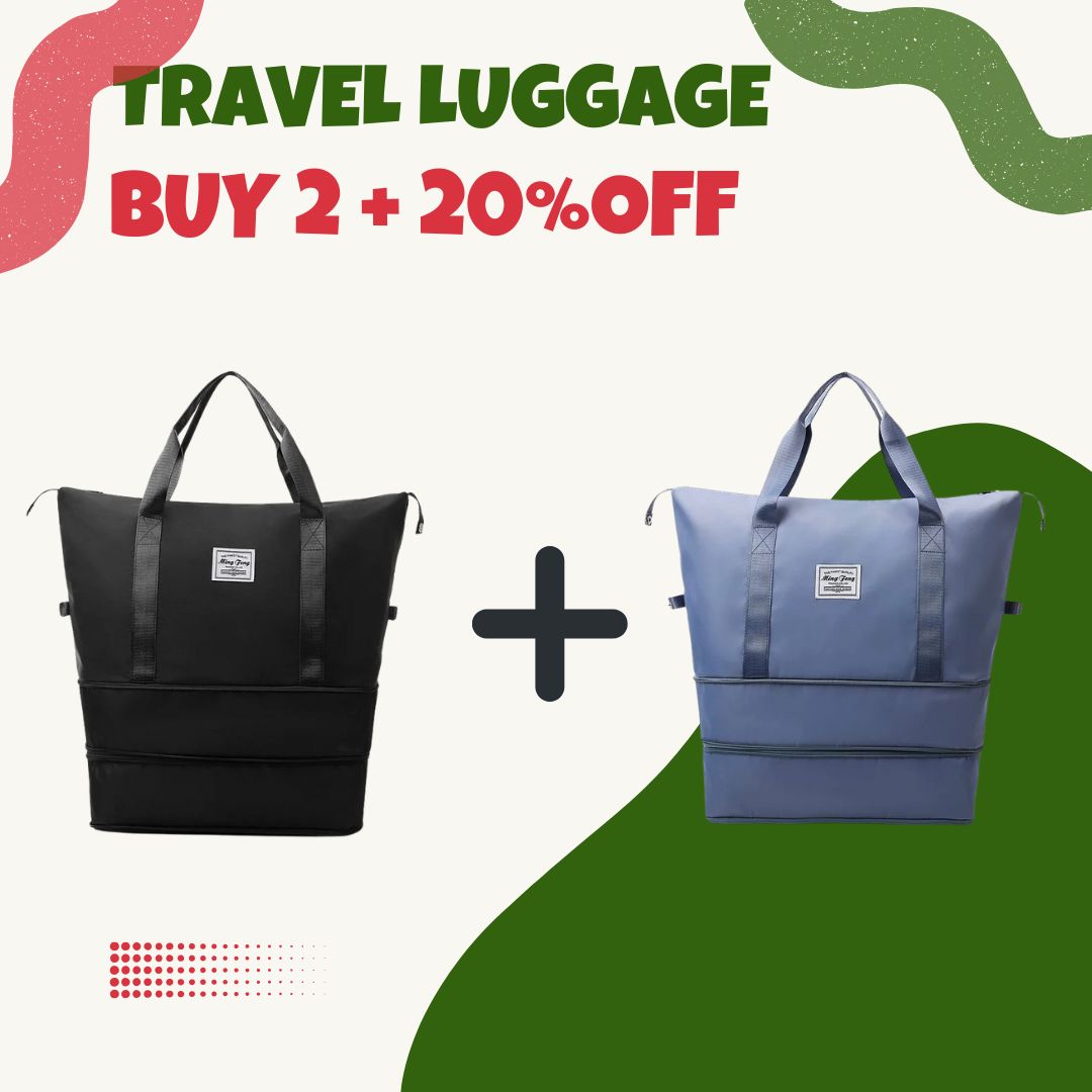 2025 New Large Capacity Travel Bag - Universal Wheel Removable