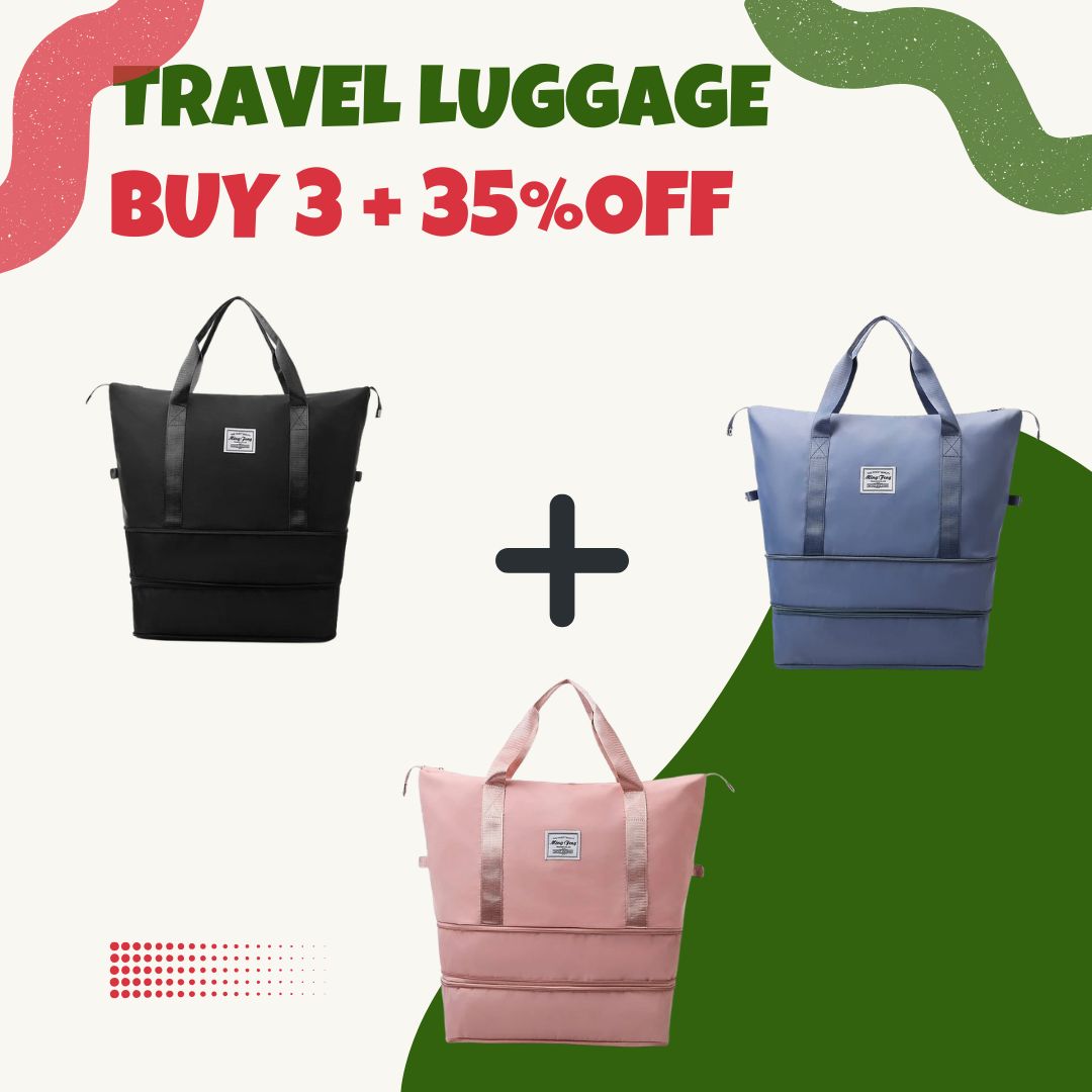 2025 New Large Capacity Travel Bag - Universal Wheel Removable