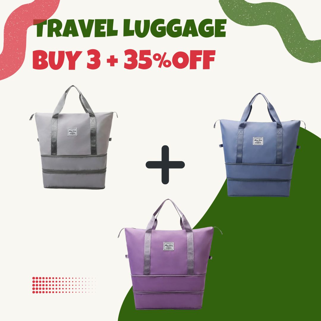 2025 New Large Capacity Travel Bag - Universal Wheel Removable