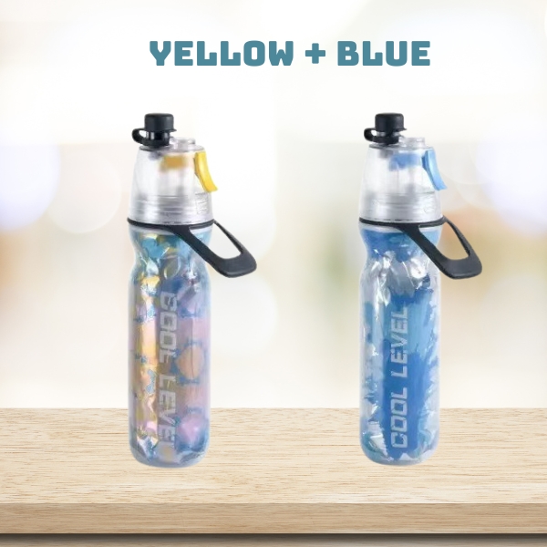 Mist & Sip Sports Water Bottle – Large Capacity for Adults & Kids