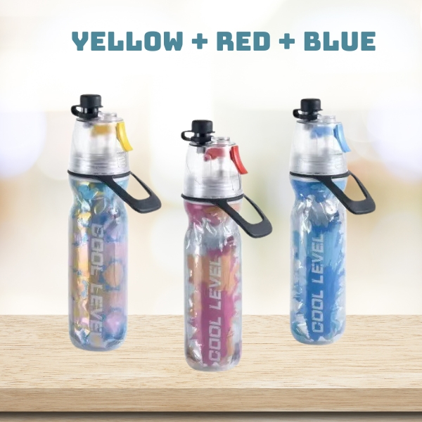 Mist & Sip Sports Water Bottle – Large Capacity for Adults & Kids