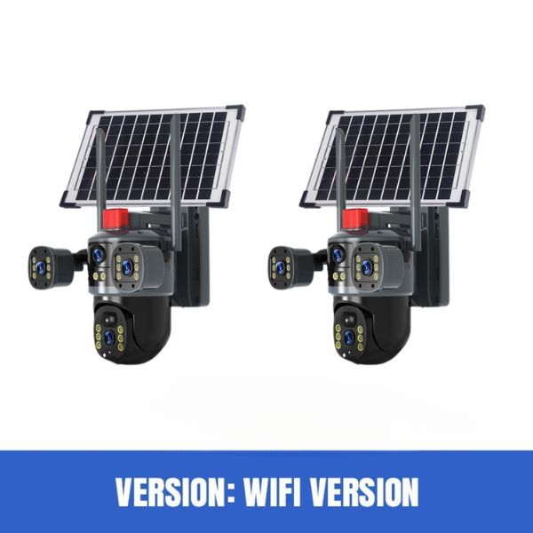 💥2025 New Hot Sale🎥 Triple-Lens Solar 360° Dome Camera✈️