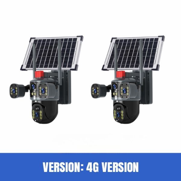 💥2025 New Hot Sale🎥 Triple-Lens Solar 360° Dome Camera✈️