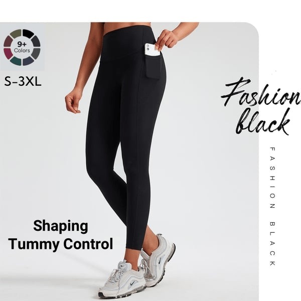 🔥Hot Sale 49% OFF🔥High Waisted Tummy Control Side Pocket Shaping Training Leggings