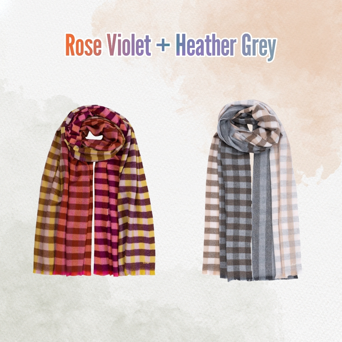 🏆Oprah’s Favorite Things 2025 🏆 Echo Quarter Check Wrap - This Winter’s Best-Selling Cozy Wrap
