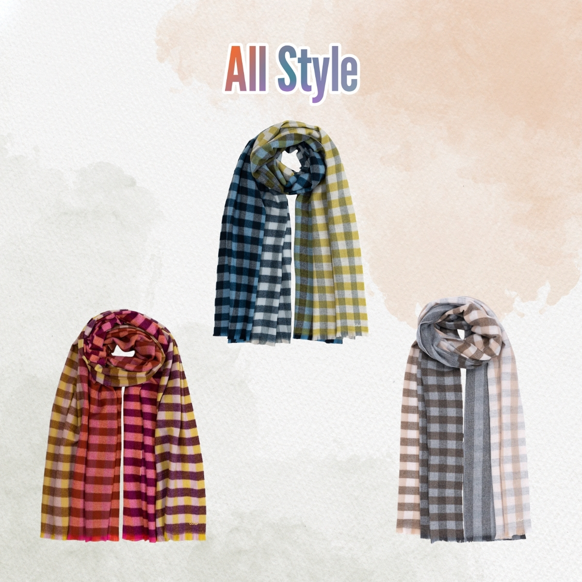 🏆Oprah’s Favorite Things 2025 🏆 Echo Quarter Check Wrap - This Winter’s Best-Selling Cozy Wrap