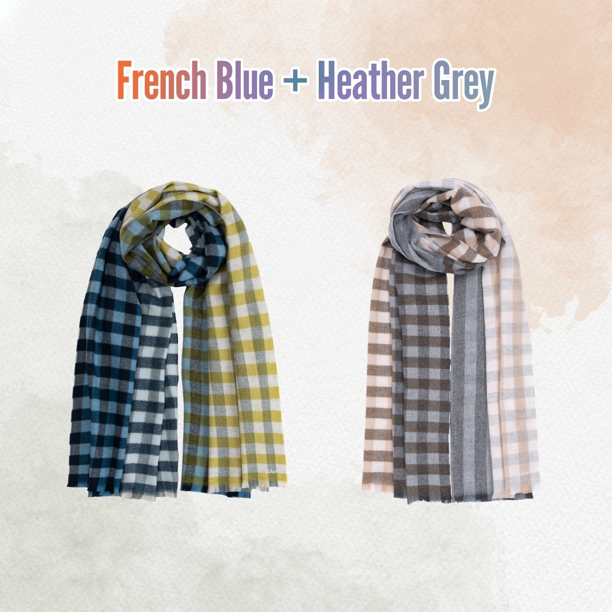🏆Oprah’s Favorite Things 2025 🏆 Echo Quarter Check Wrap - This Winter’s Best-Selling Cozy Wrap