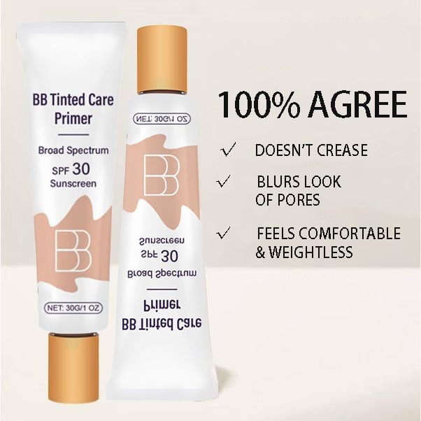 BB Blur Tinted Moisturizer SPF 30 | Instantly Brightens, Hydrates & Smooths Your Skin | 2026 Upgraded Edition with FREE BRUSH