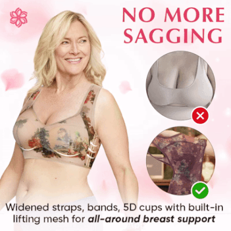 ElleBloom - Last day 80% OFF - 2024 Lace Buttonless Comfortable Bra