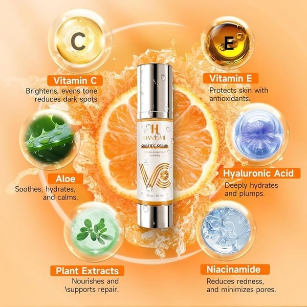 HANYWIL Super Vitamin C Serum - The Natural Way to Brighter, Smoother, and Ageless Skin