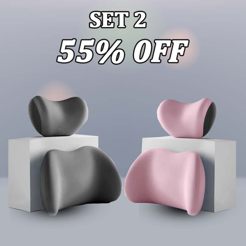 💥Hot Sale 49% OFF - Car Headrest & Lumbar Support Cushionimage🎁