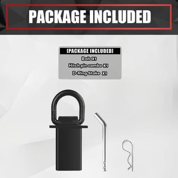 🚗 LAST DAY 49% OFF 🔥 Heavy-Duty Removable D-Ring Tie Down for Utility Trailers