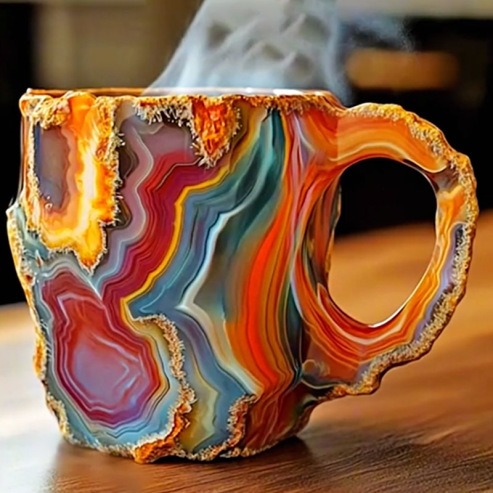 ✨Last Day 51% OFF🔥2025 New Mineral Crystal Coffee Mugs☕️