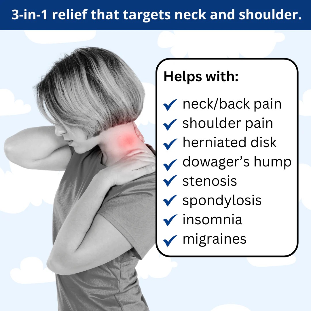 3 In 1 Neck Massage Pillow