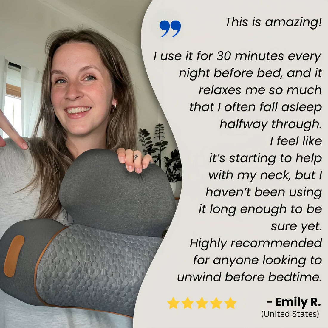 3 In 1 Neck Massage Pillow