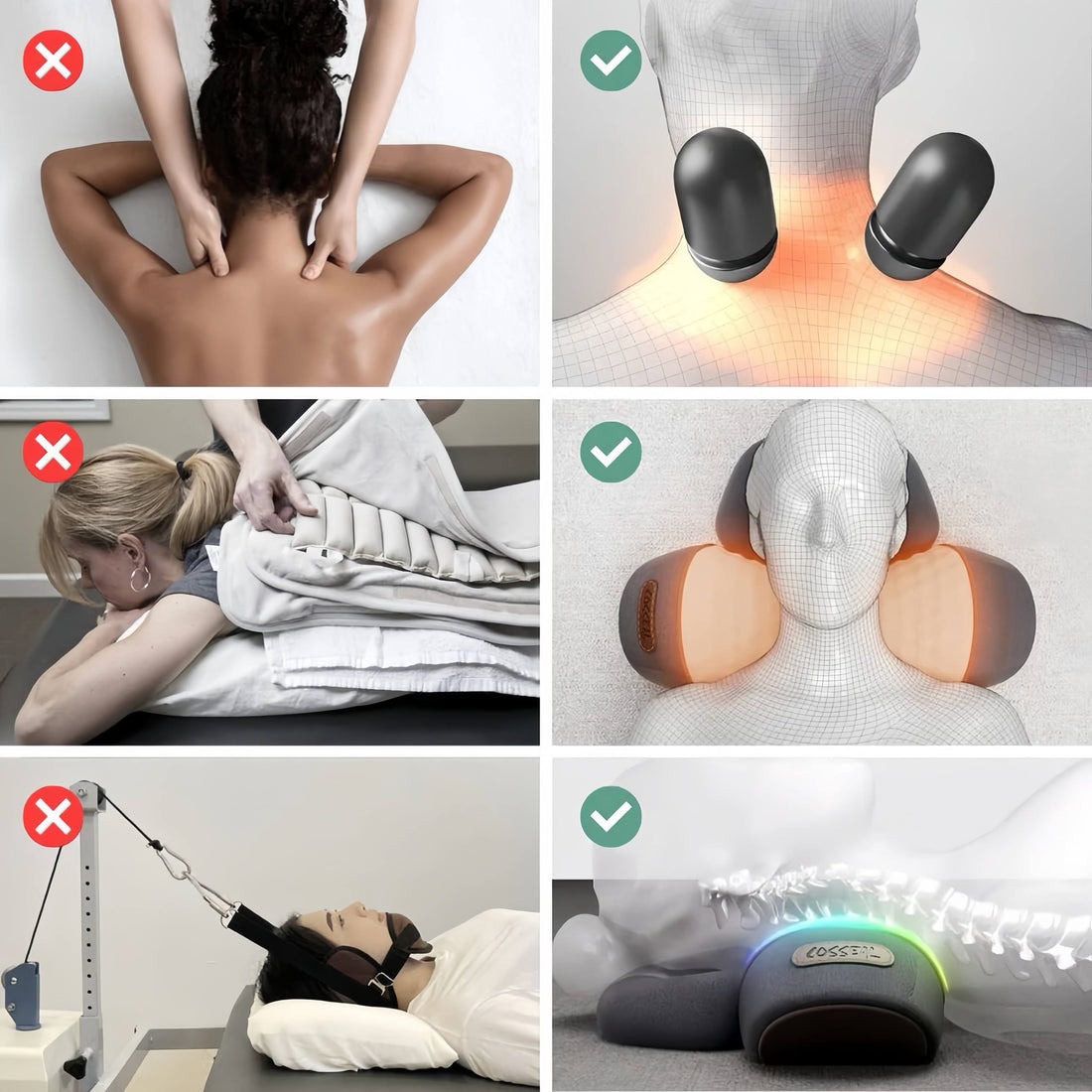 3 In 1 Neck Massage Pillow