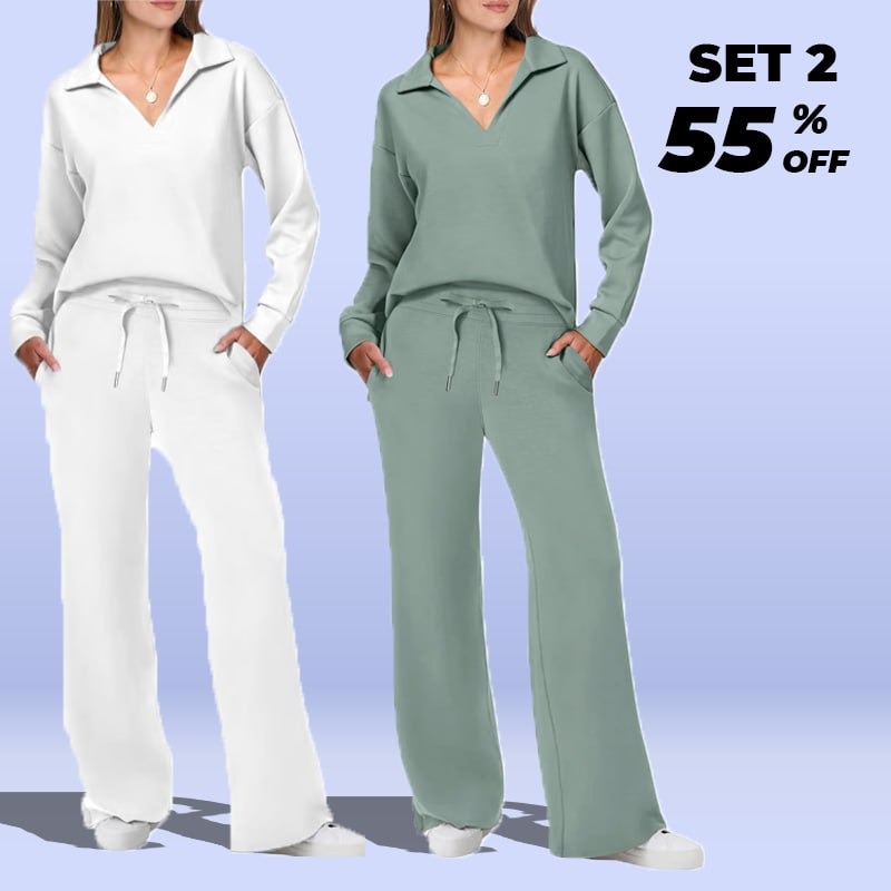 Women's 2 Piece Sets Outfits Casual Long Sleeve Sweatsuits Sets