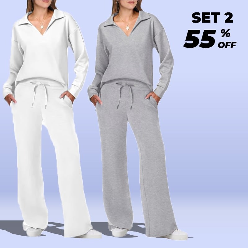 Women's 2 Piece Sets Outfits Casual Long Sleeve Sweatsuits Sets