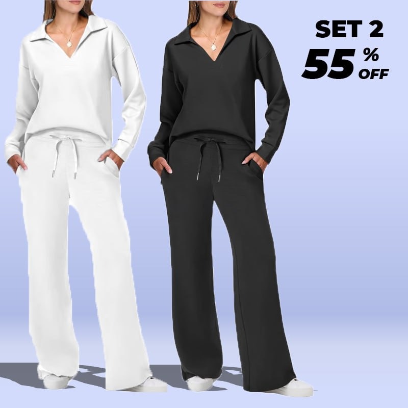 Women's 2 Piece Sets Outfits Casual Long Sleeve Sweatsuits Sets