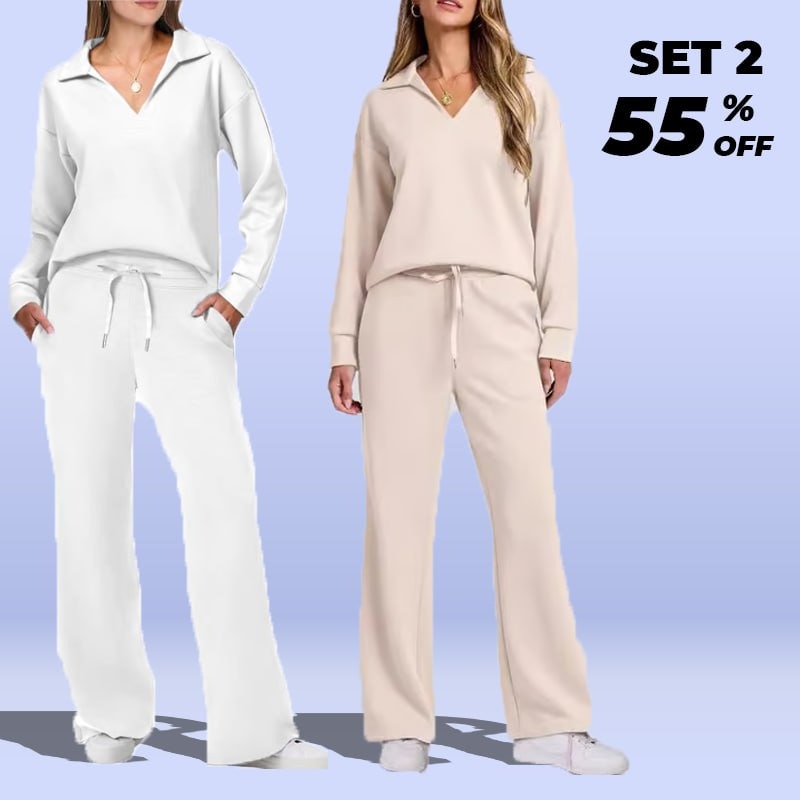 Women's 2 Piece Sets Outfits Casual Long Sleeve Sweatsuits Sets