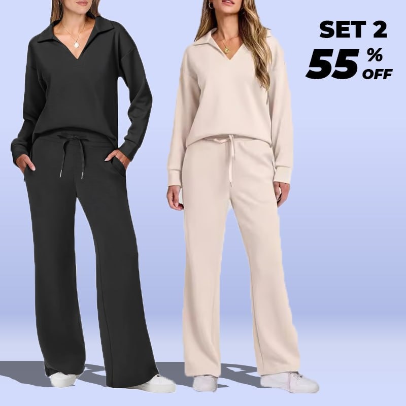 Women's 2 Piece Sets Outfits Casual Long Sleeve Sweatsuits Sets
