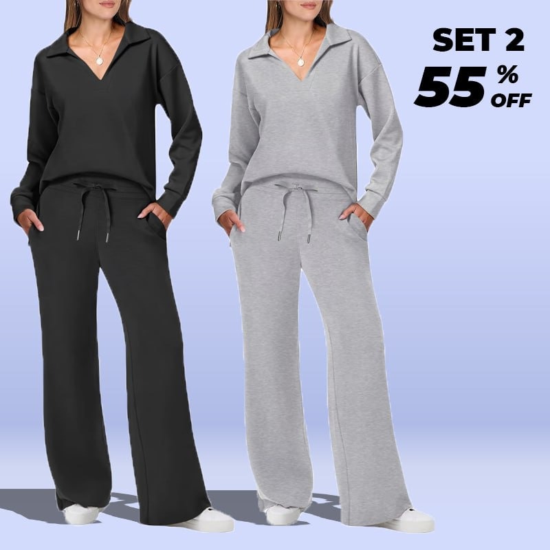 Women's 2 Piece Sets Outfits Casual Long Sleeve Sweatsuits Sets