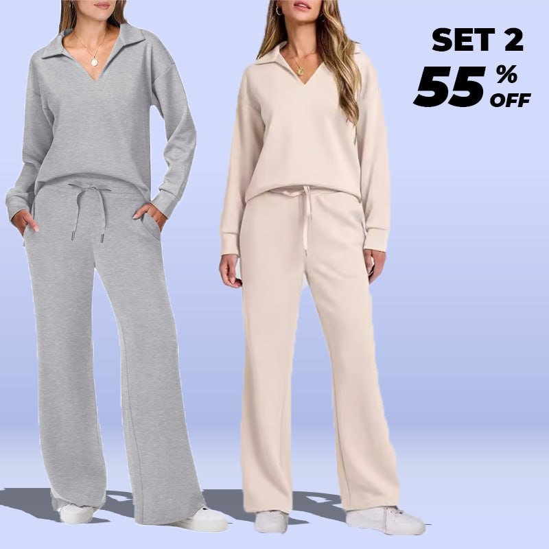 Women's 2 Piece Sets Outfits Casual Long Sleeve Sweatsuits Sets