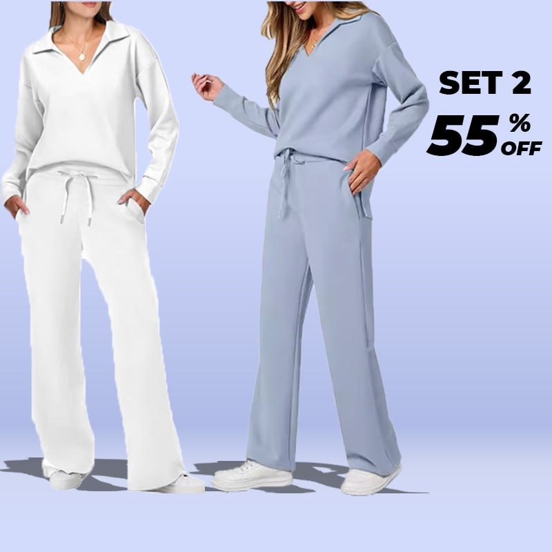 Women's 2 Piece Sets Outfits Casual Long Sleeve Sweatsuits Sets