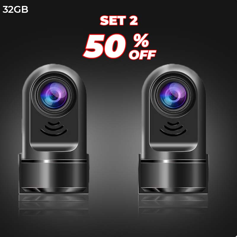 1080P HD 360° Rotating Mini ADAS Dashcam
