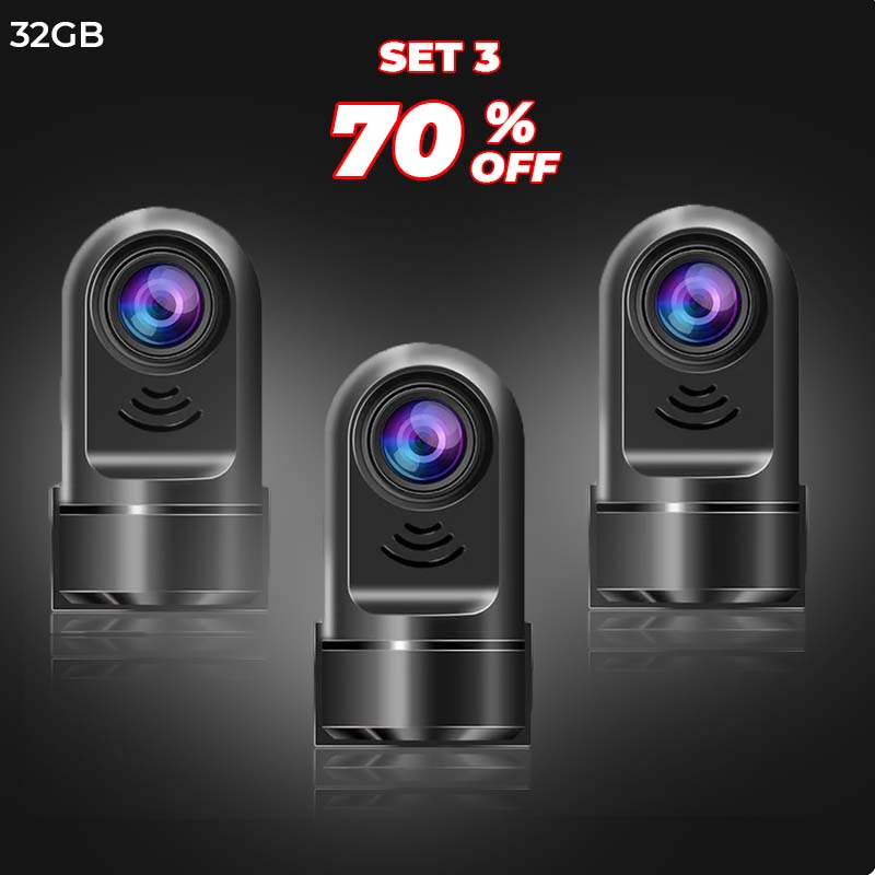 1080P HD 360° Rotating Mini ADAS Dashcam