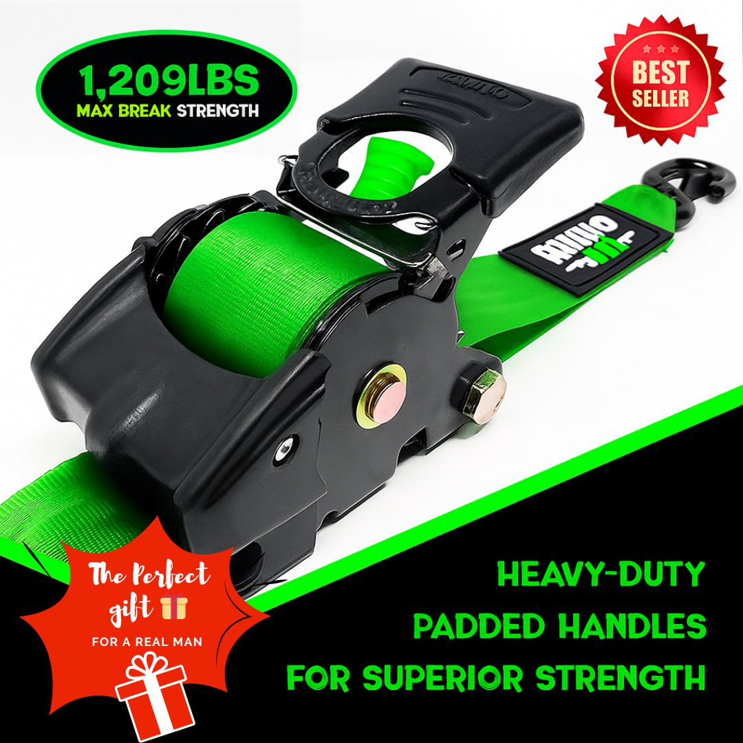 🎁Black Friday Deal – Upgraded 2025 Retractable Ratchet Strap (Perfect Gift for Men ❤️)