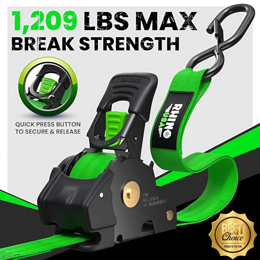 🎁Black Friday Deal – Upgraded 2025 Retractable Ratchet Strap (Perfect Gift for Men ❤️)