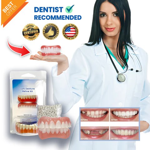 🎁 Easy Use Silicone Reline Kit for Dentures (✨BUY 2 GET 1 FREE💕)