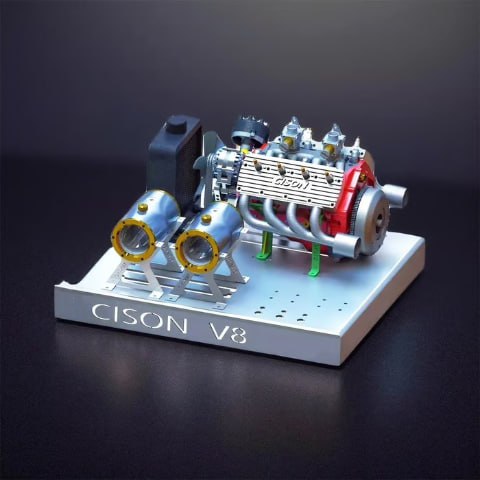 🔥BLACK FRIDAY BLOWOUT: Save 49%-Gasoline OHV V8 Small-block Engine Model Kits