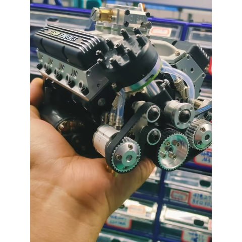 🔥BLACK FRIDAY BLOWOUT: Save 49%-Gasoline OHV V8 Small-block Engine Model Kits