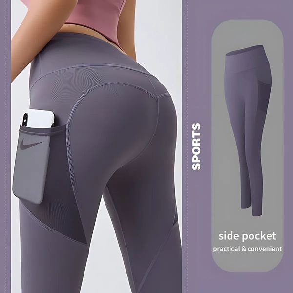 🔥Hot Sale 49% OFF🔥High Waisted Tummy Control Side Pocket Shaping Training Leggings