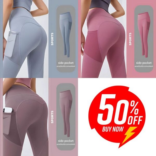 🔥Hot Sale 49% OFF🔥High Waisted Tummy Control Side Pocket Shaping Training Leggings