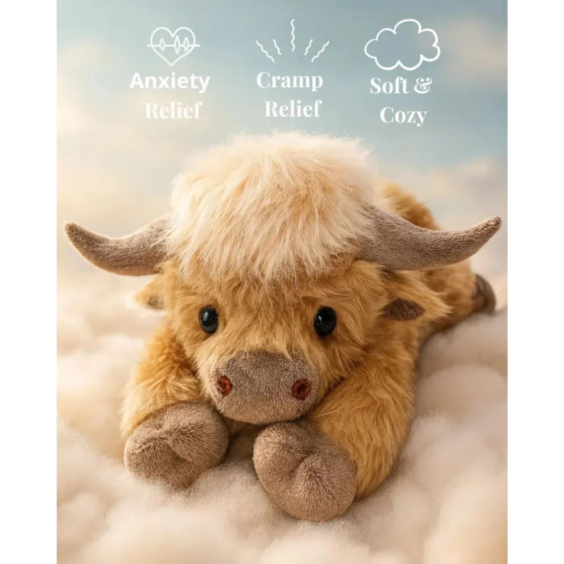 🎁Last Day Promotion 49% OFF 🐮 Highland Cow Plush – The Cozy Companion