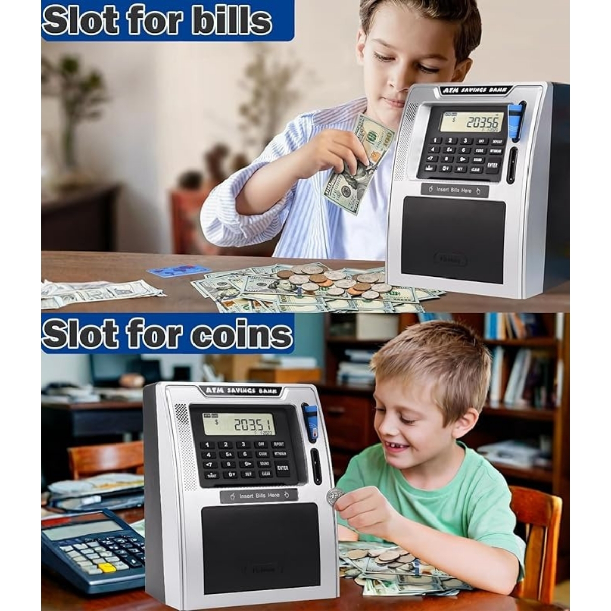 The Modern Personal ATM & Digital Piggy Bank -  Fun, Secure Saving for All Ages 💰