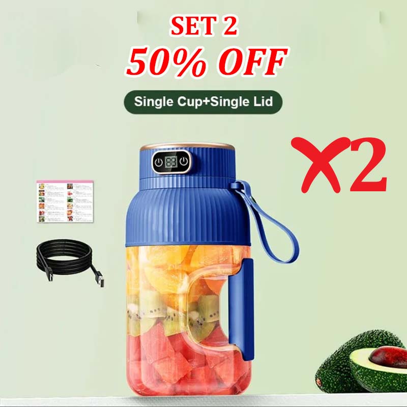 🎁NEW YEAR HOT SALE 50% OFF🍊Multifunctional Portable Juicer Cup With Digital Display