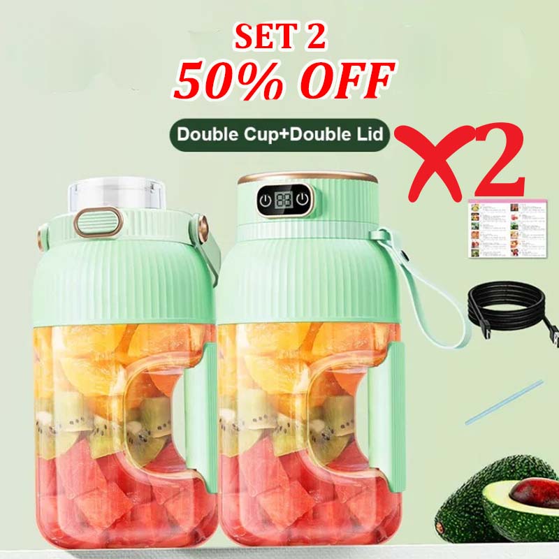 🎁NEW YEAR HOT SALE 50% OFF🍊Multifunctional Portable Juicer Cup With Digital Display