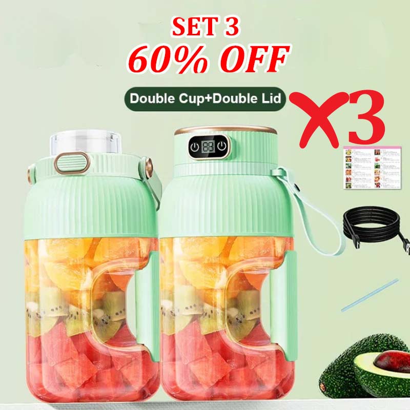 🎁NEW YEAR HOT SALE 50% OFF🍊Multifunctional Portable Juicer Cup With Digital Display