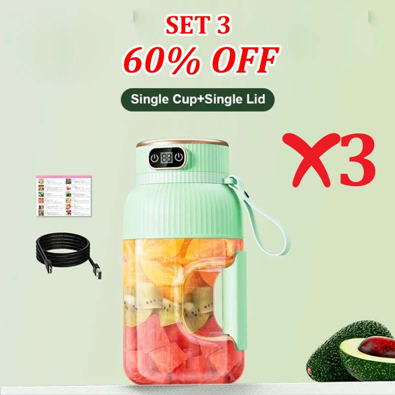 🎁NEW YEAR HOT SALE 50% OFF🍊Multifunctional Portable Juicer Cup With Digital Display